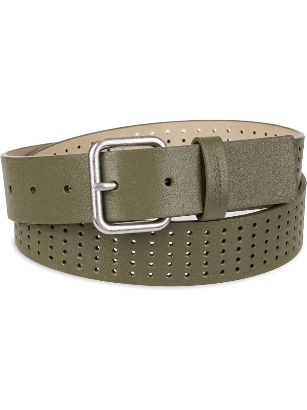 Stylish Women's Multi-Perforated Casual Belt with Square Buckle - Versatile